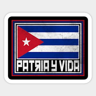 Patria y Vida, Cuban Revolution, i love Cuba, Free Cuba, Cuba Flag, Cuba Sticker